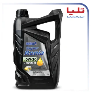 روغن موتور ایرانول سوپر رونیا 0W-20 (5 لیتر) API SN